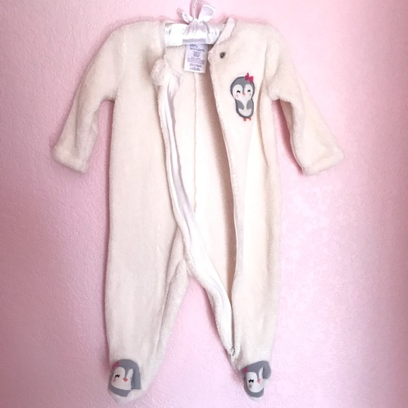 Little Wonders Footie Bodysuit Sleep & Play 6M EUC - Picture 3 of 7